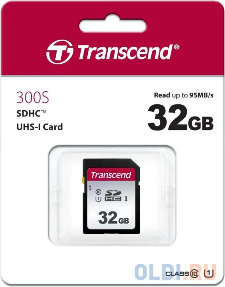 Карта памяти sdhc 32gb transcend s300 class10 uhs-1, u1 [ts32gsdc300s], фотография 1