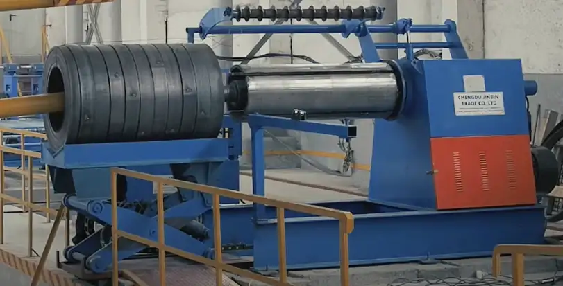 Линия для продольной резки  рулона металла модель JB 0.7x1250, фотография 5