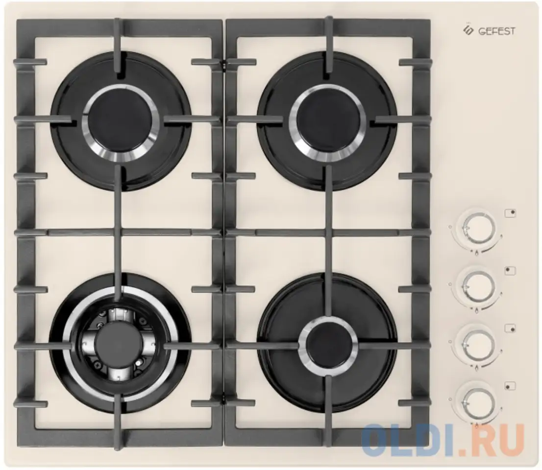 Варочная панель газовая gefest sg svn 2230-01 b81 кремовый, фотография 1