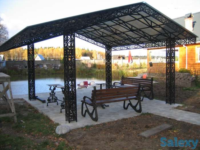 Изделия из металла ворота, печи, заборы, лестницы, беседки, теплицы,навесы и др, фотография 9