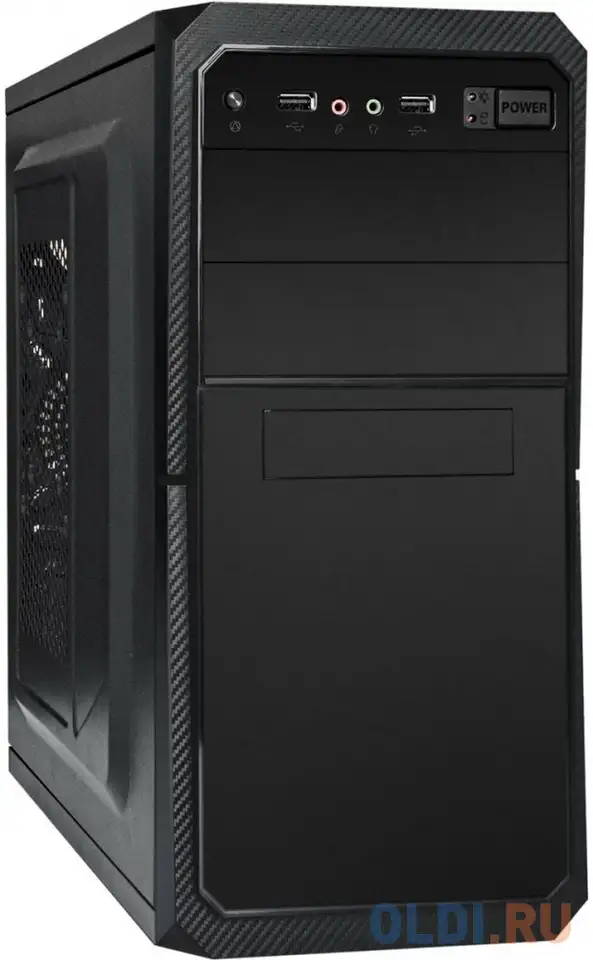 Корпус atx exegate ex284023rus 500 вт чёрный, фотография 1
