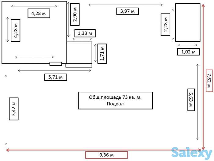 Сдам в аренду 2 помещения, Калкаман, мкр Шугыла. Елибаева 1Б, фотография 2