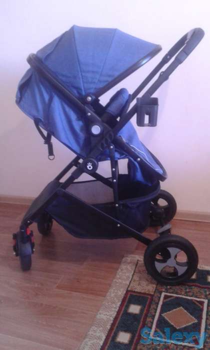 Продам коляску зима-лето в отличном состоянии. Три положения ,переставной блок., фотография 2