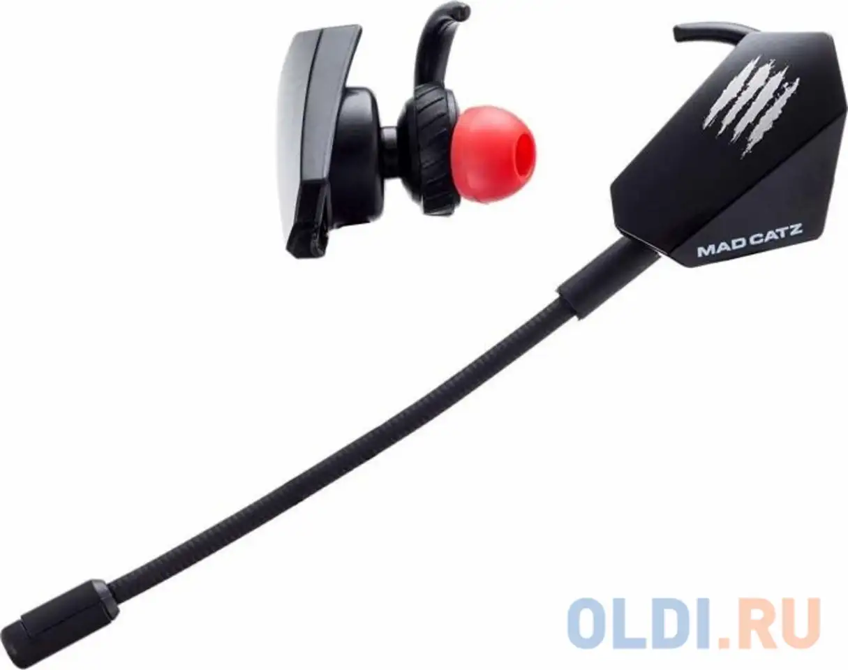 Игровые мобильные наушники mad catz  e.s. pro+ черные (3.5 мм, фотография 1