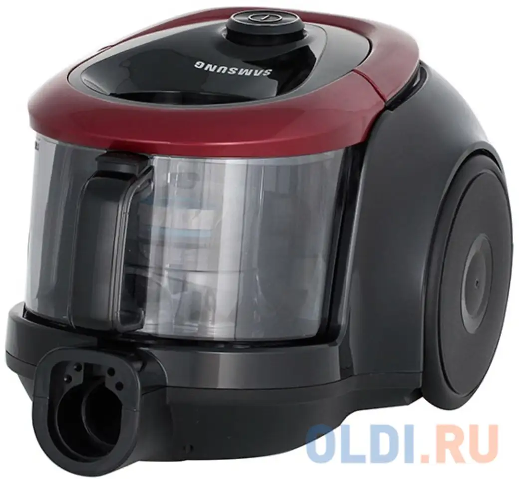 Пылесос samsung vc18m21a0s1/ev сухая уборка красный/черный, фотография 1