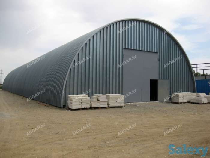Быстровозводимые бескаркасные ангары в г. Астана, фотография 1