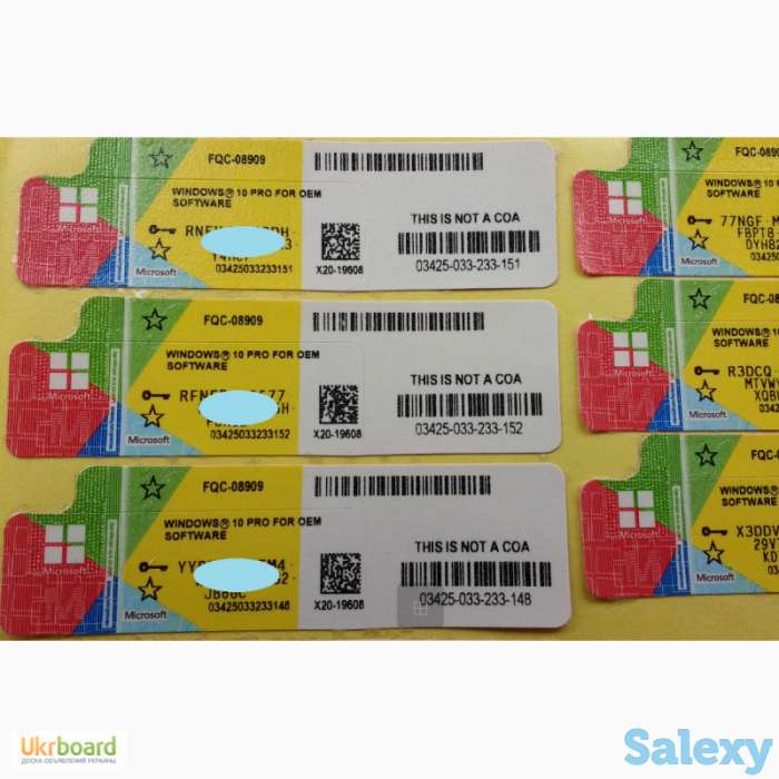 Windows 10 Professional ( стикер ), фотография 1