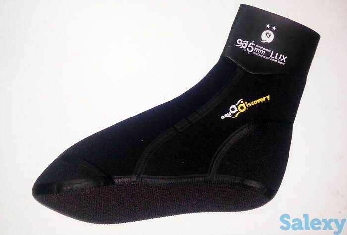 Носки неопреновые aquadiscovery anatоmic lux kevlar++ 7mm, фотография 1