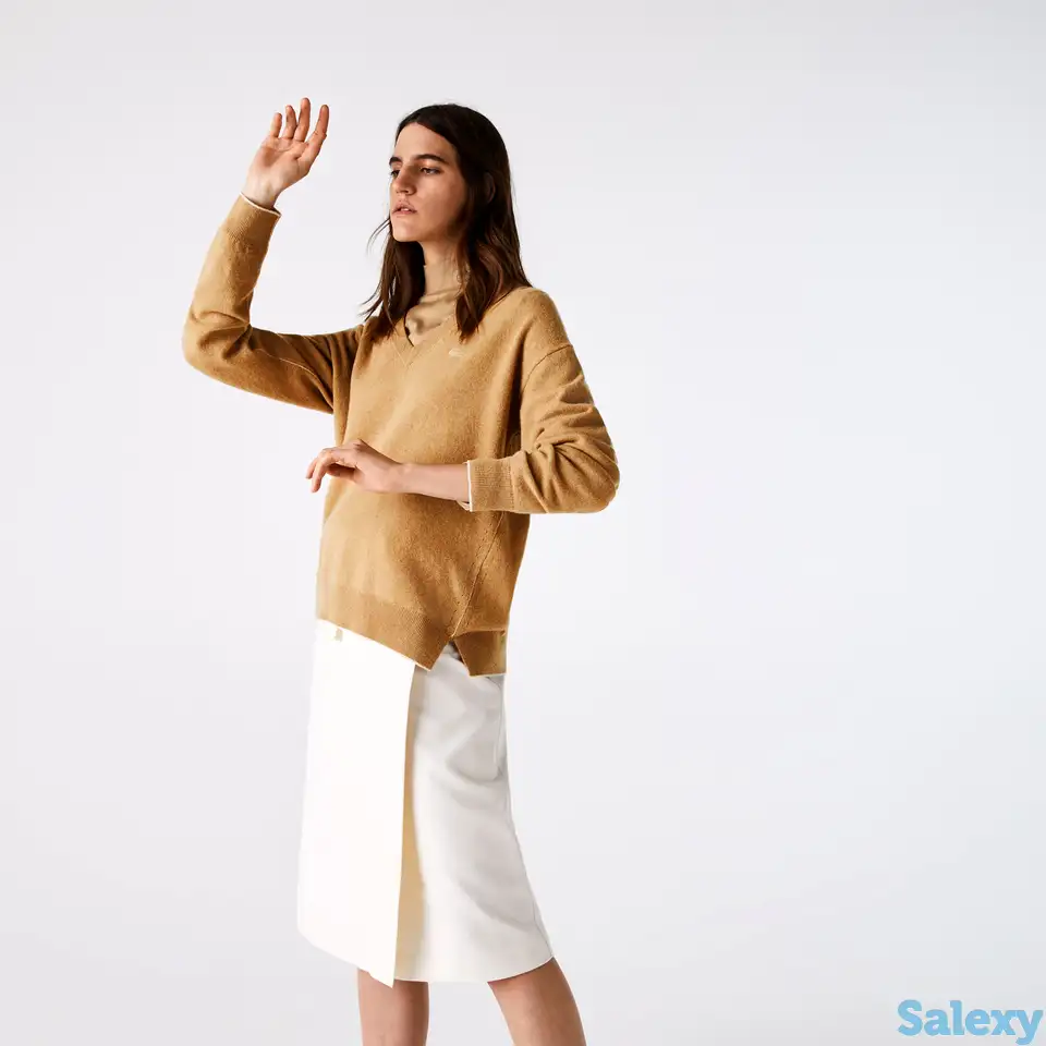 Женский шерстяной свитер lacoste, фотография 1