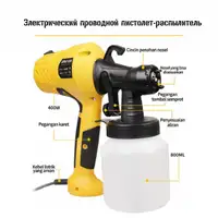 Электрический проводной пистолет-распылитель, фотография 1