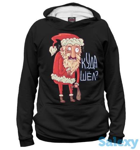 Новогодняя толстовка. Толстовка с тематикой нового года, с принтом, рисунком и Вашим дизайном., фотография 1