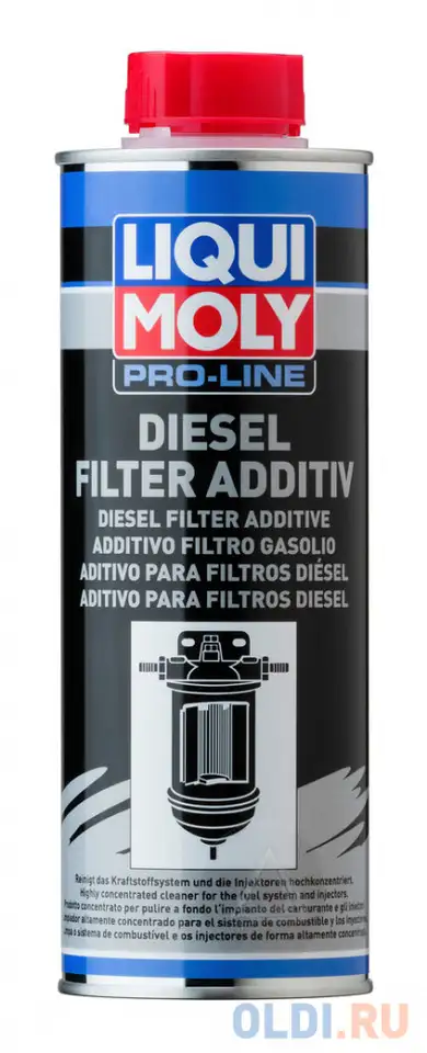Присадка для дизельных топливных фильтров liquimoly pro-line diesel filter additive 20790, фотография 1