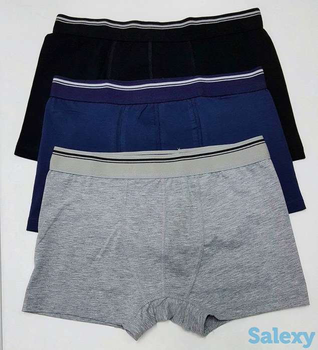 Боксеры мужские однотонные и цветные, фотография 10