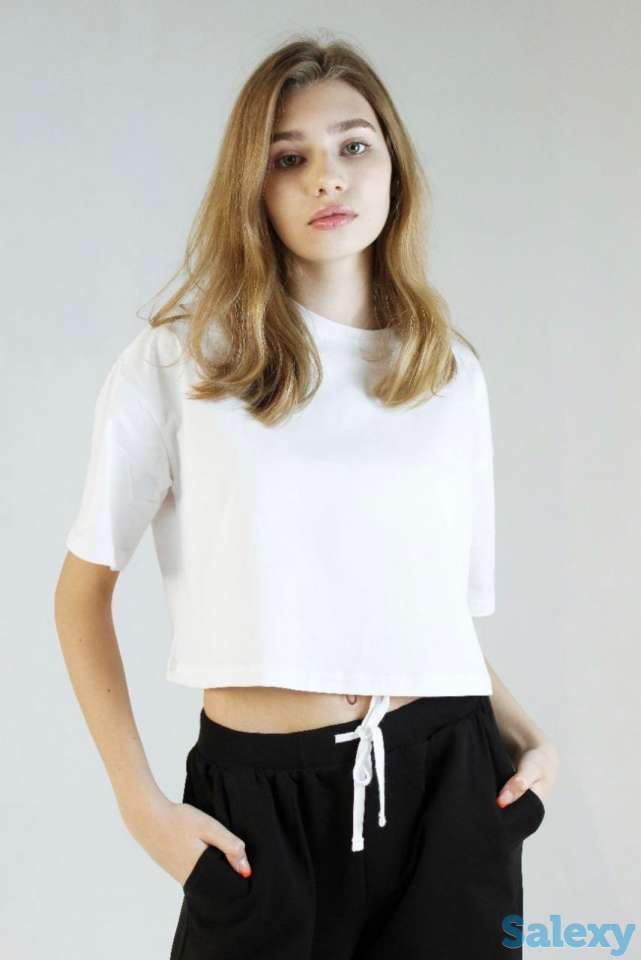 Кроп-топ (белый цвет), фотография 1