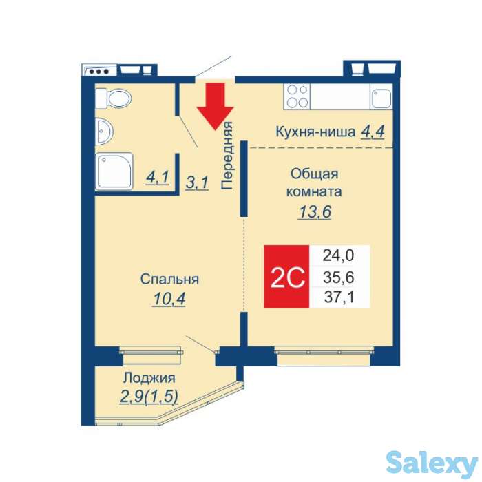 ПРОДАМ КВАРТИРУ ! НОВОСТРОЙКА!, Россия, Новосибирск, ул. Аникина , 16, фотография 1