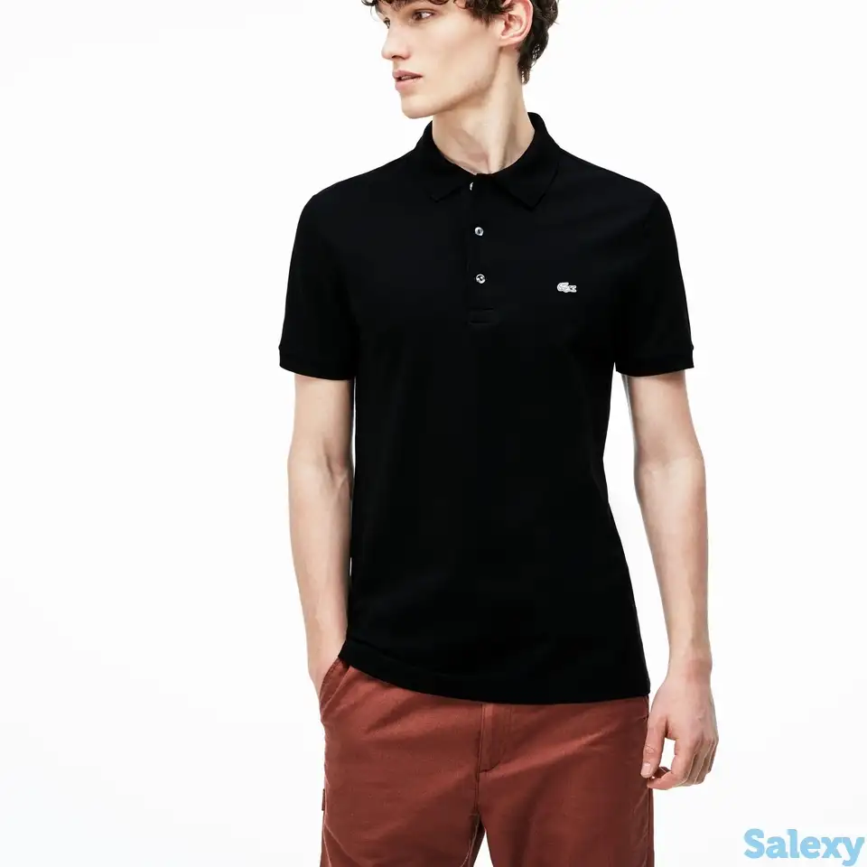 Мужское поло lacoste slim fit, фотография 1