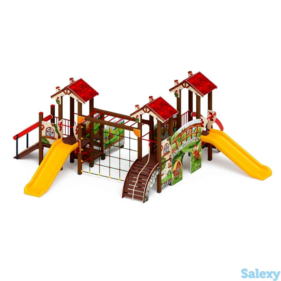 Детский игровой комплекс «в гостях у сказки» дик 1.05.01-09 h=900, фотография 1