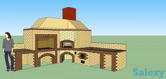 Строительство уличных печных комплексов, фотография 5