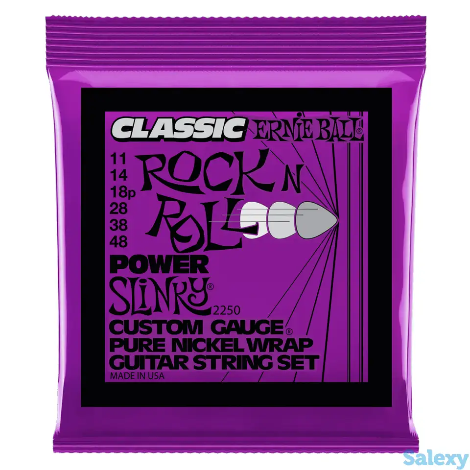 Струны для электрогитары ernie ball power slinky p02250, фотография 1