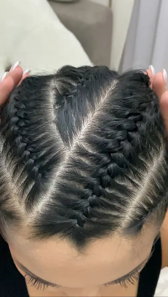 Плетение косичек, афро, фигурные, колоски, фотография 1