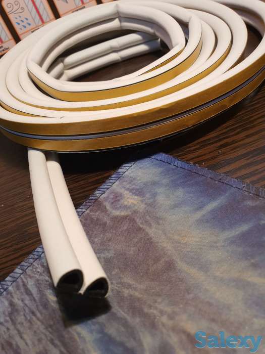 Уплотнитель для окон самоклеящийся Р профиль 6 метров, фотография 2