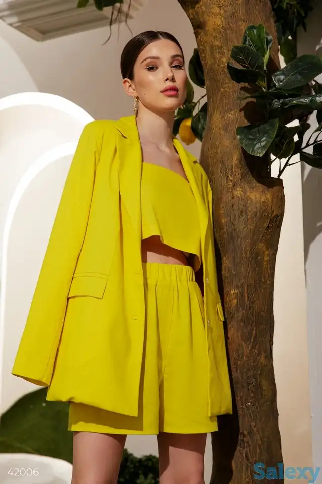 Яркий льняной жакет, фотография 1