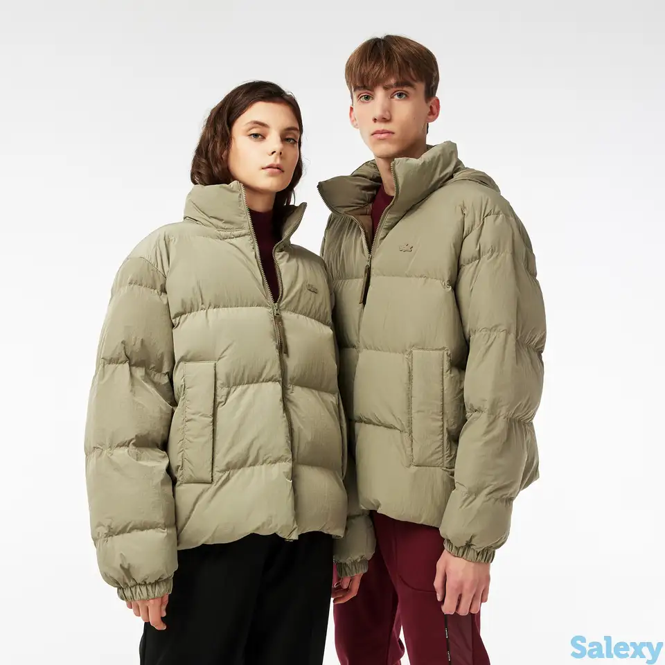 Дутая короткая куртка lacoste unisex, фотография 1