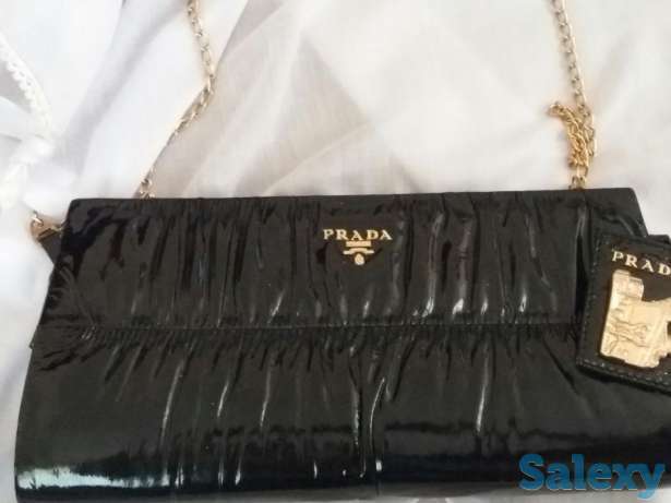 Клатч натуральная лакированная кожа, фотография 1