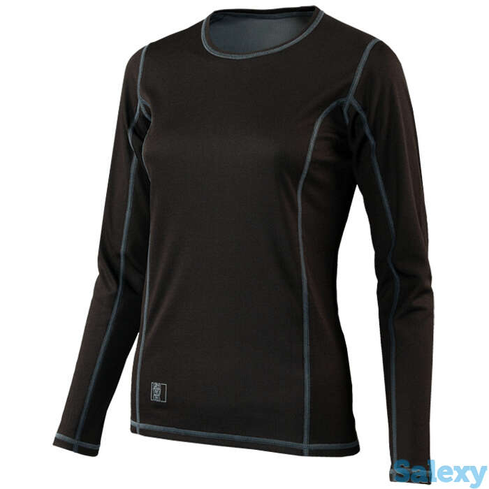 Термобелье майка сивера комфорт 3.0 с длинными рукавами женская черная, фотография 1