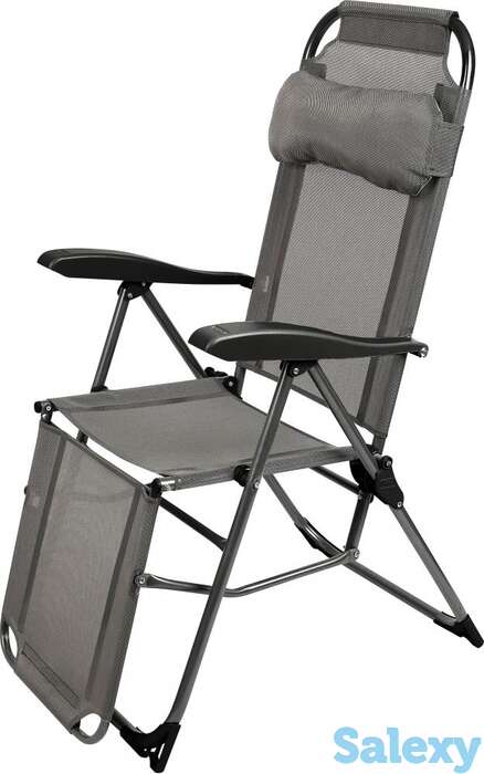 Шезлонг ника к3/гр графитовый, фотография 1