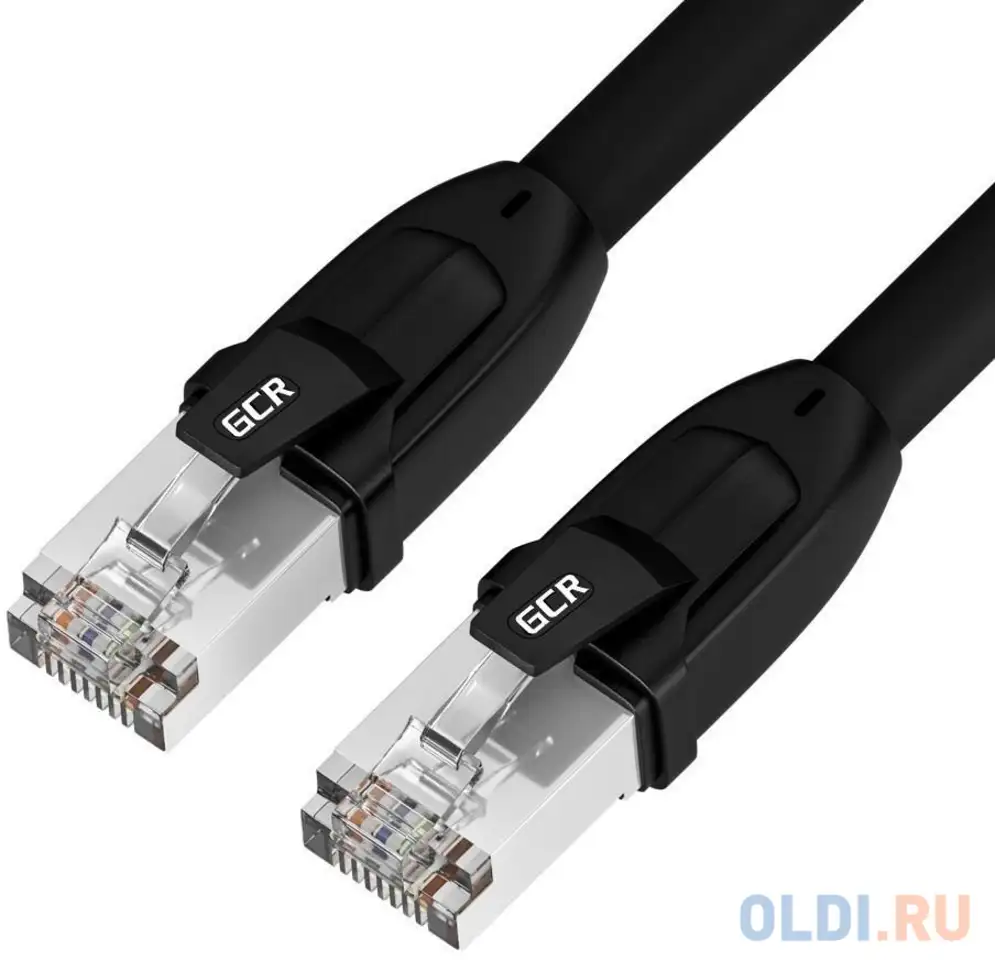 Gcr патч-корд lszh prof кат.8 ethernet  0.3m f/ftp,  rj45,, фотография 1