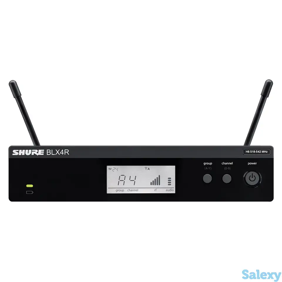 Приёмник для радиосистемы shure blx4re-h8e, фотография 1