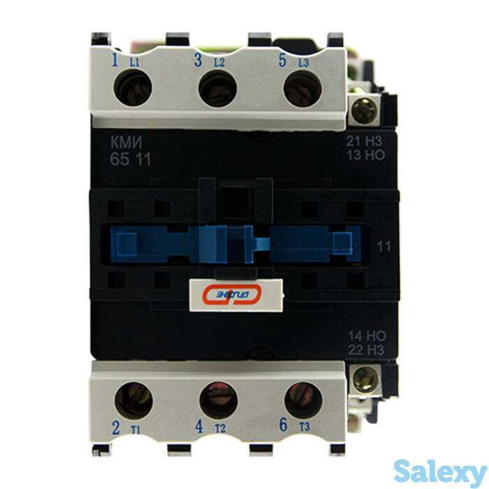 Контактор КМИ-65 65 А 220AC 1НЗ+1НО Энергия, фотография 1