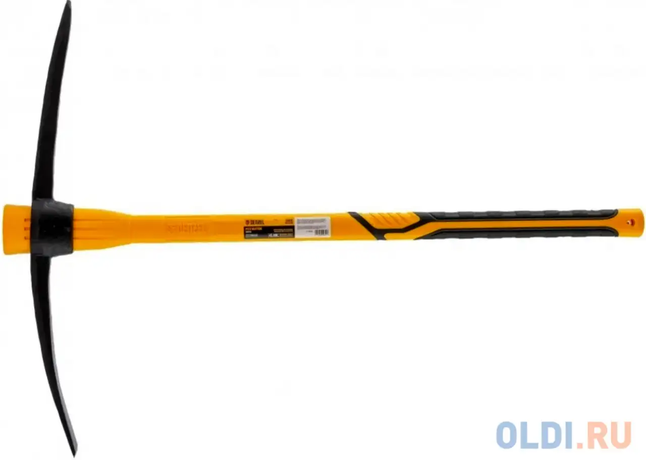 Кирка 3000 г, фиберглассовая обрезиненная рукоятка 900 мм// denzel, фотография 1
