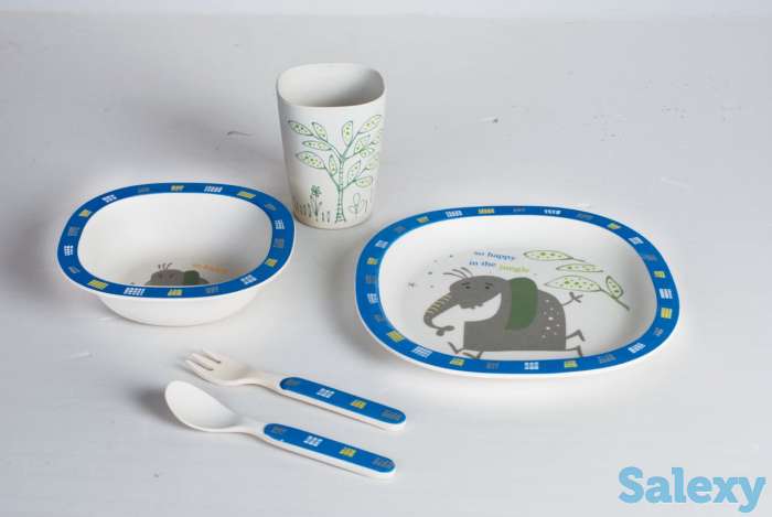 Детская посуда из бамбука, фотография 8