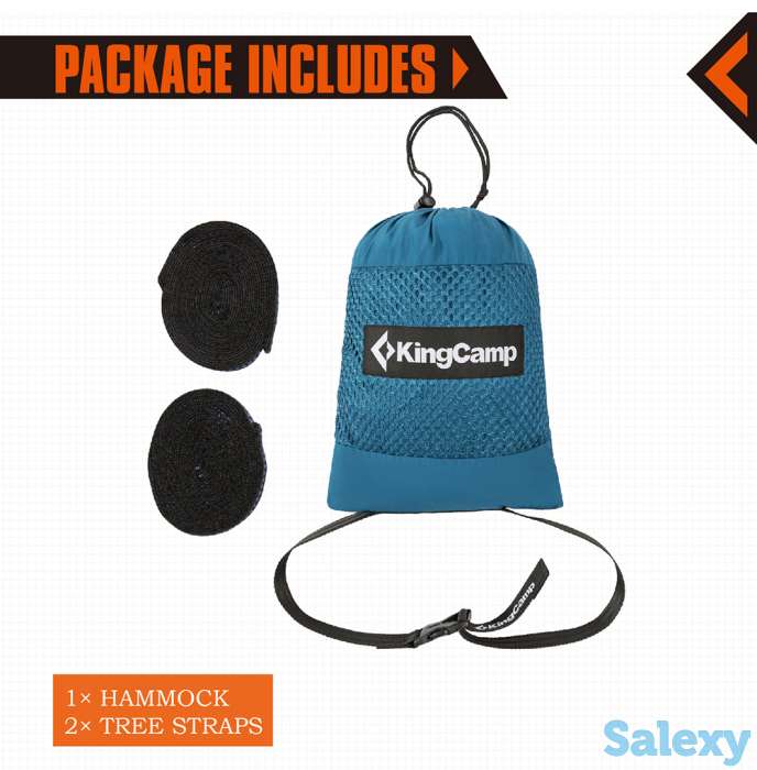 Гамак kingcamp cool hammock синий, фотография 5