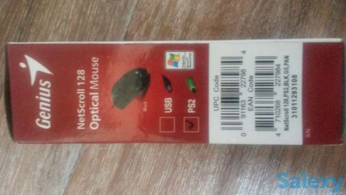 Мышь Genius NetScroll 128 Black; PS/2 Новый, фотография 3