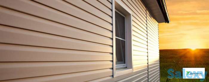 Облицовка фасада металлическим сайдингом, фотография 1