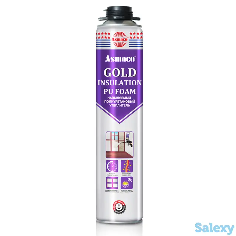 Напыляемый утеплитель Asmaco, фотография 1