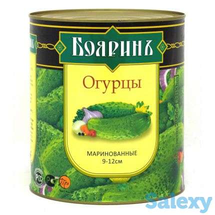 Огурцы маринованные с/б, ж/б 6-9 см / 9-12 см, фотография 5