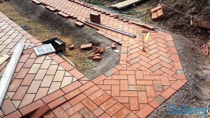 Укладка брусчатки, фотография 1