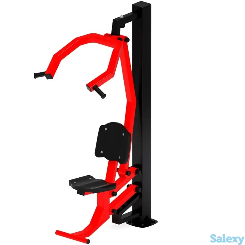 Тяга верхняя (красный) - уличный тренажер - ст 007-11, фотография 2