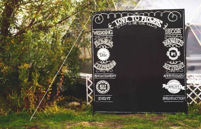 Грифельная меловая доска в Алматы, фотография 1