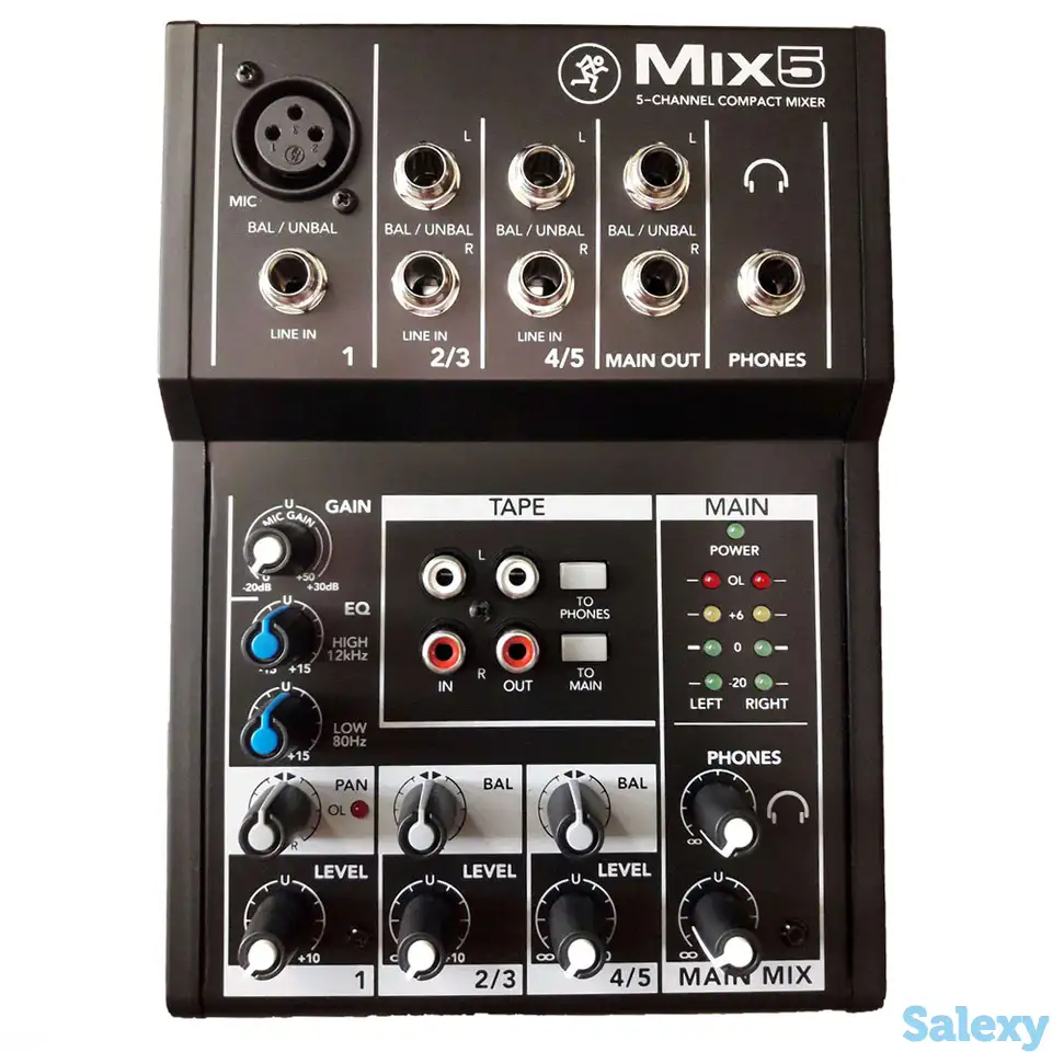 Аналоговый микшерный пульт mackie mix5, фотография 1