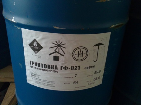 Грунтовка ГФ-021, фотография 1