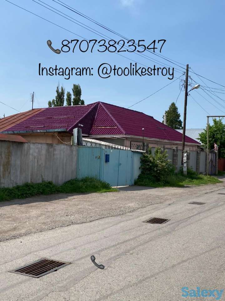 Покраска металлической кровли, фотография 3