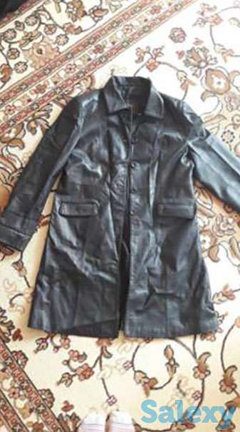 Продам женский кожаный плащ, фотография 1