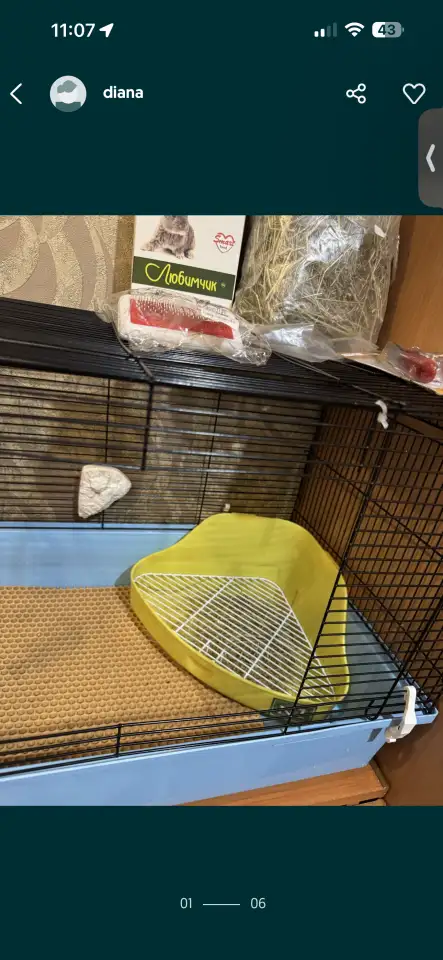 Продаю клетку для кроликовгрызунов, фотография 1