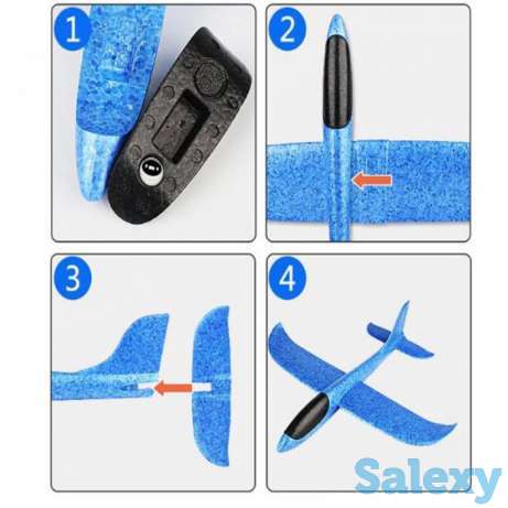 EPP самолет,самолет из пенопласта.детский планирующий самолетик, фотография 5