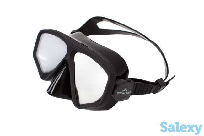 Маска подводная scorpena c2 (черный силикон), фотография 5